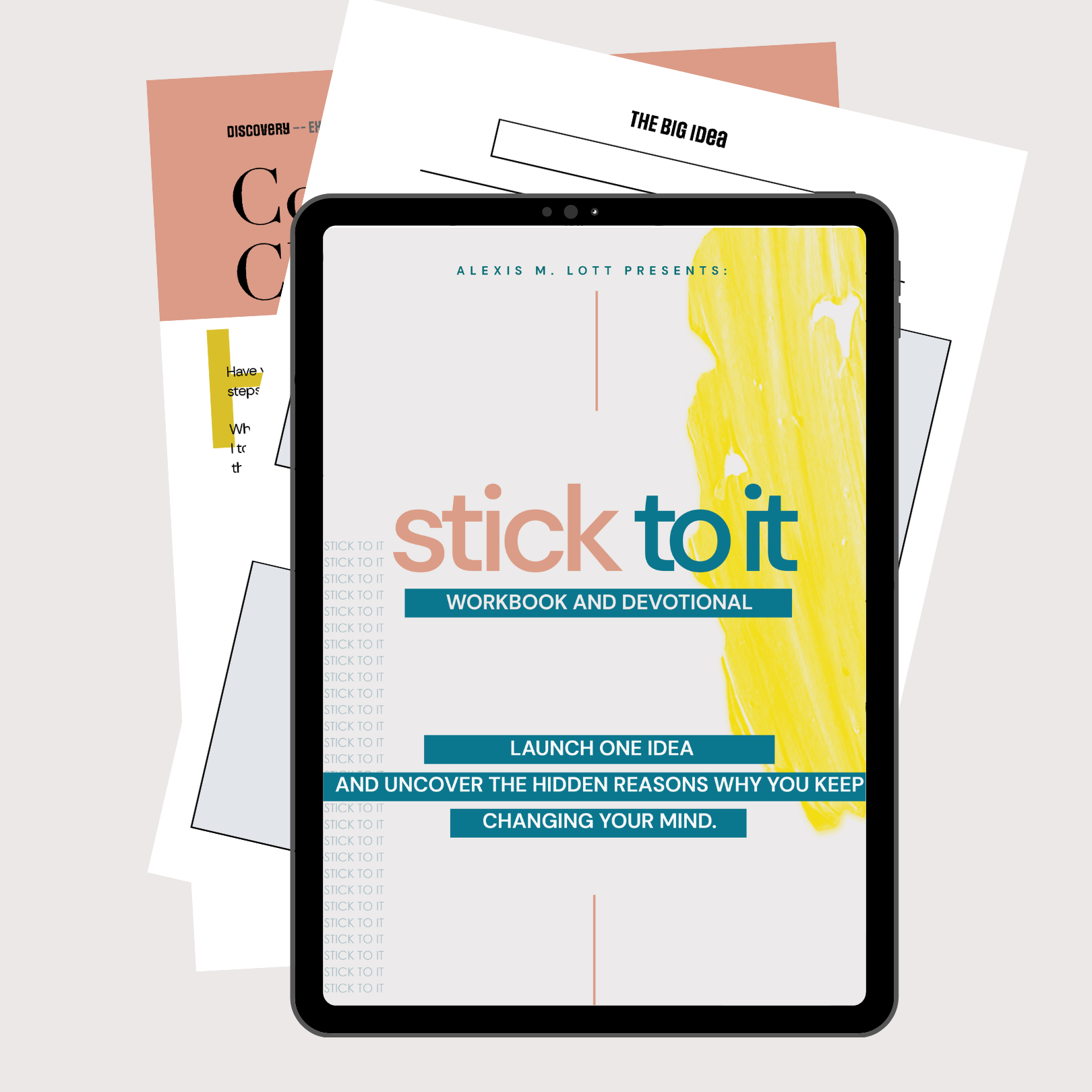 stick to it devotional and workbook