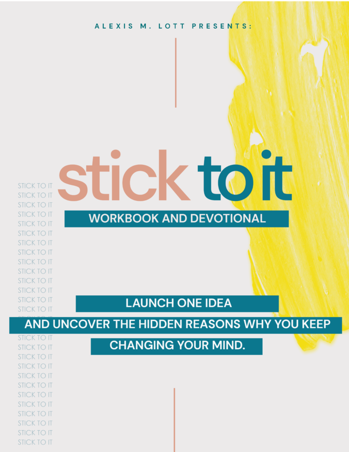 stick to it devotional and workbook