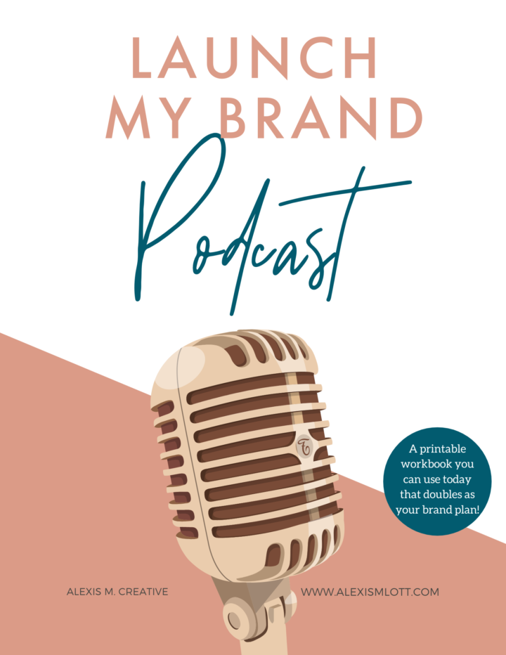 launch my podcast workbook cover
