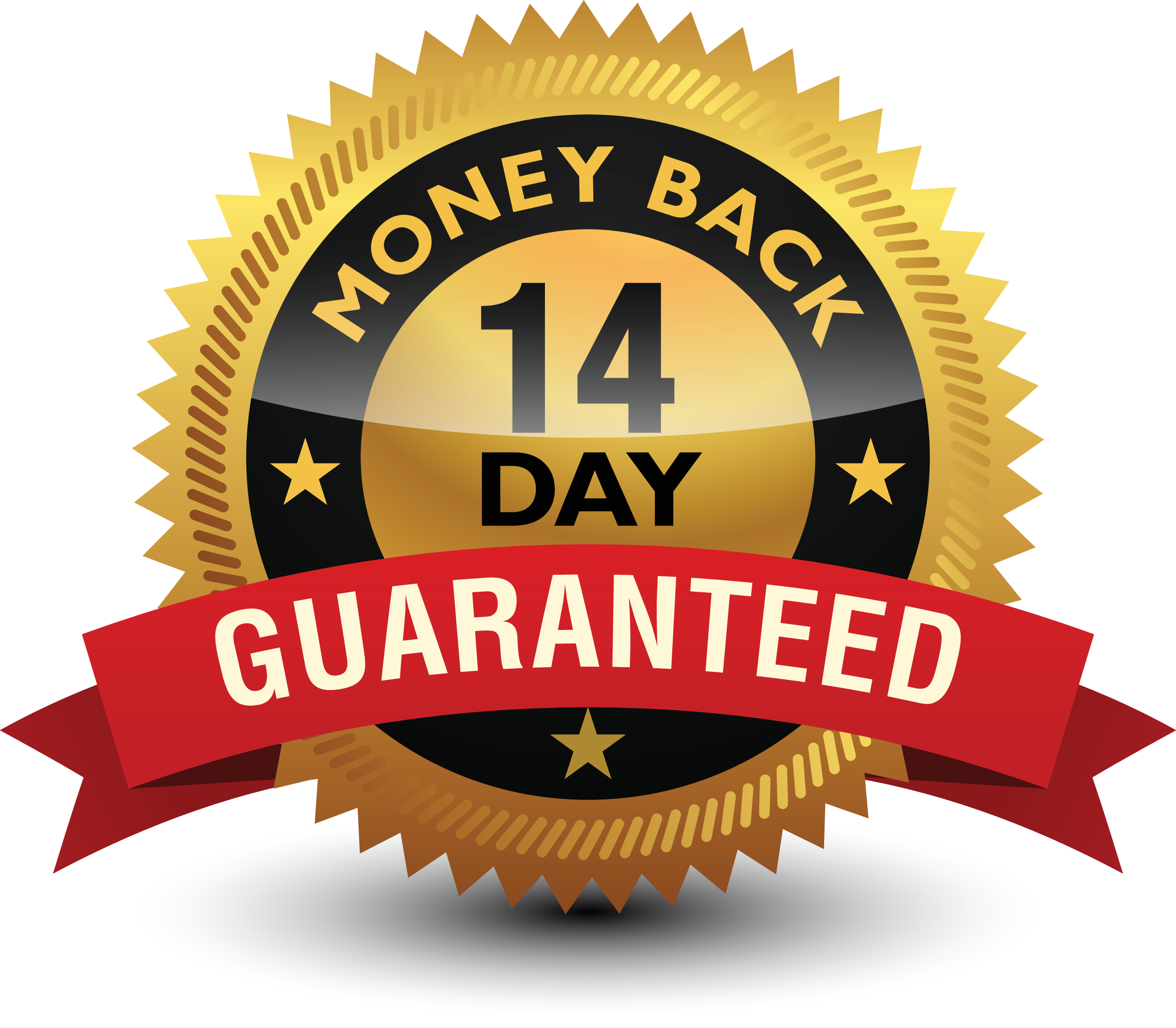 14 Day Money Back Guarenteed Pic